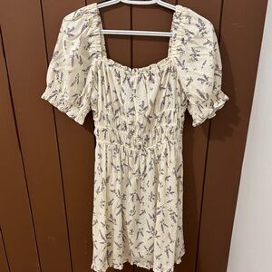 NEW H&M Cottagecore Floral Puff Sleeve Dress